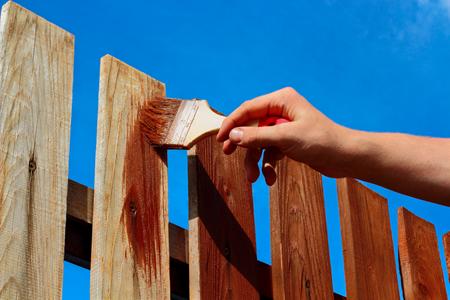Fence Painting To Protect Wood Fencing Thumbnail